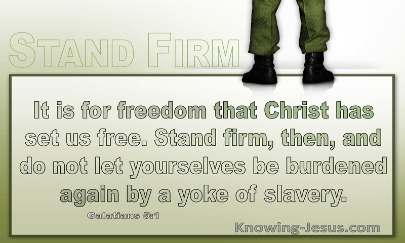 Galatians 5:1 It Is For Freedom That Christ Has Set Us Free (windows)04:06